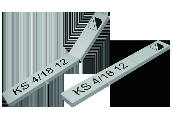 MUPS 86362048 KS 4/18-12L Kennzeichenschild, weiß ähnlich RAL 9016