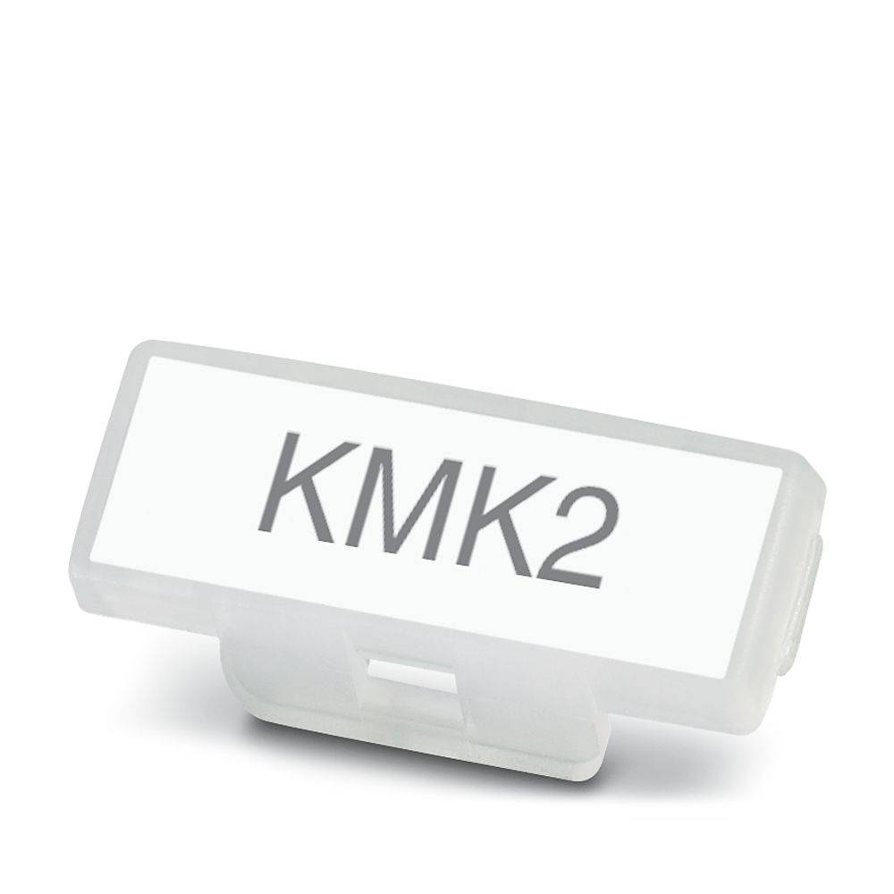 100St. Phoenix KMK 2 Kunststoff-Kabelmarker ohne Gurt Beschriftung mit Einsteckstreifen ESL EST oder Großb-0