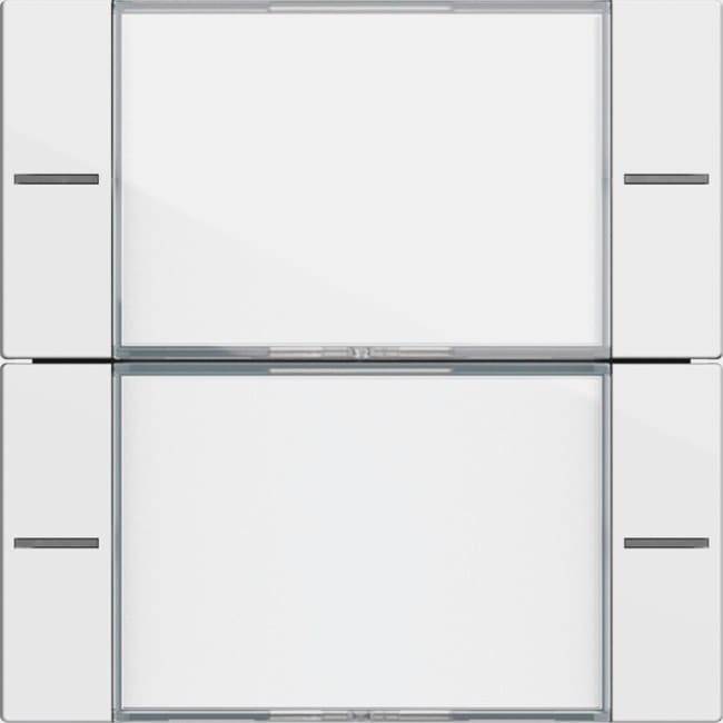 GIRA 577227 Wippenset 2f BSF Tastsensor4 System 55 Klar/Reinweiß seidenmatt-0