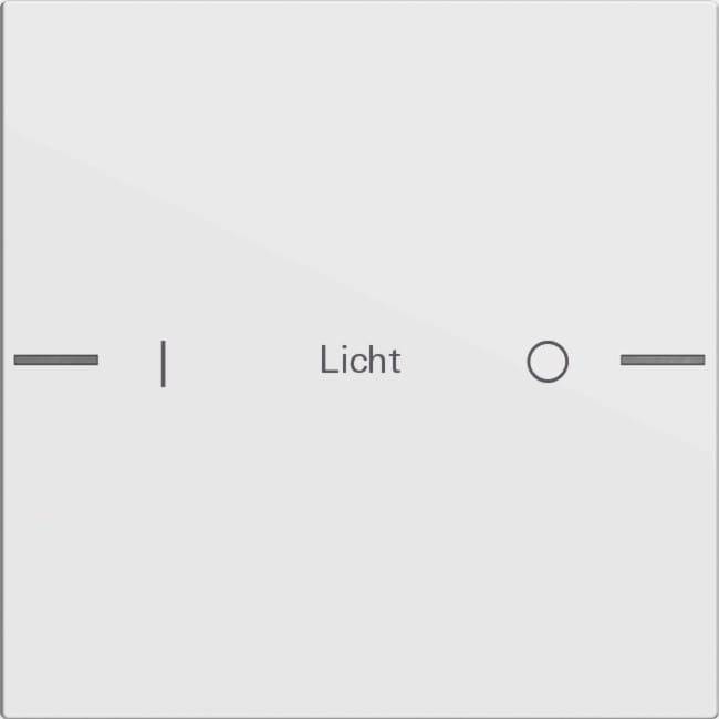 Gira Wippenset 1-fach indiv. Tastsensor Reinweiß 576103-0