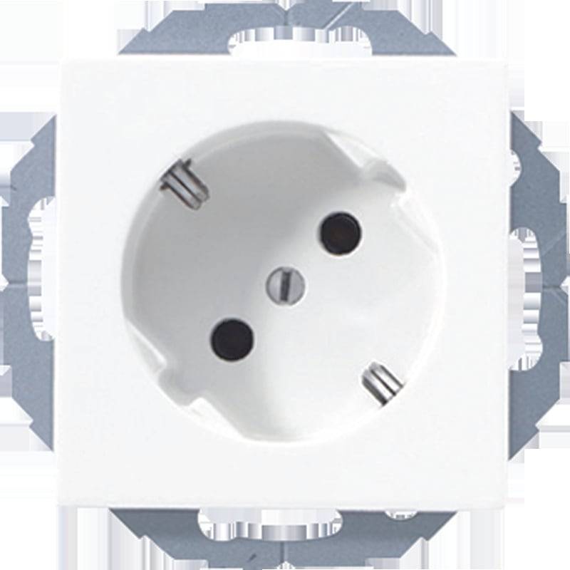JG A520-45KIWW Schuko-Steckdose aws 45 Grad 16A 250VAC-0