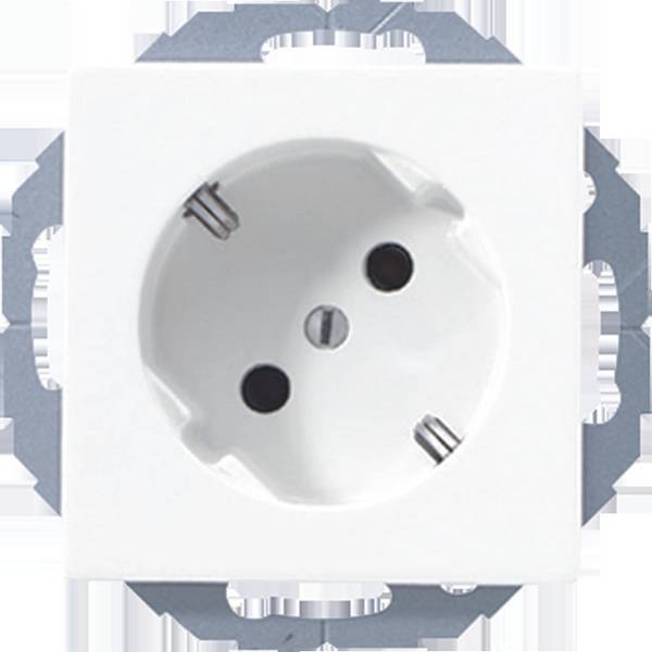 JG A520-45KIWW Schuko-Steckdose aws 45 Grad 16A 250VAC