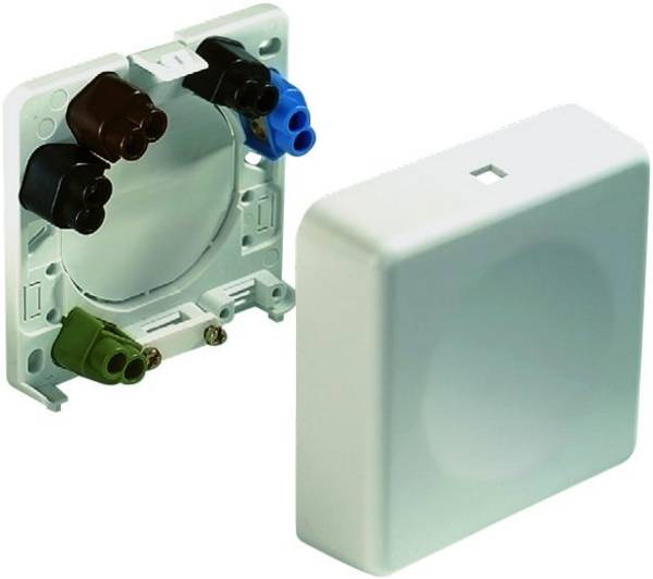 ABL 2505010 Geräte-Anschlussdose AP weiß Klemmen 5x6 qmm