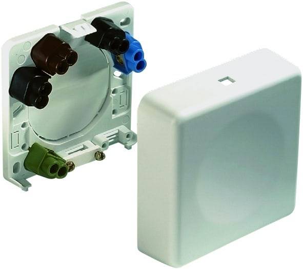 ABL 2505010 Geräte-Anschlussdose AP weiß Klemmen 5x6 qmm-0