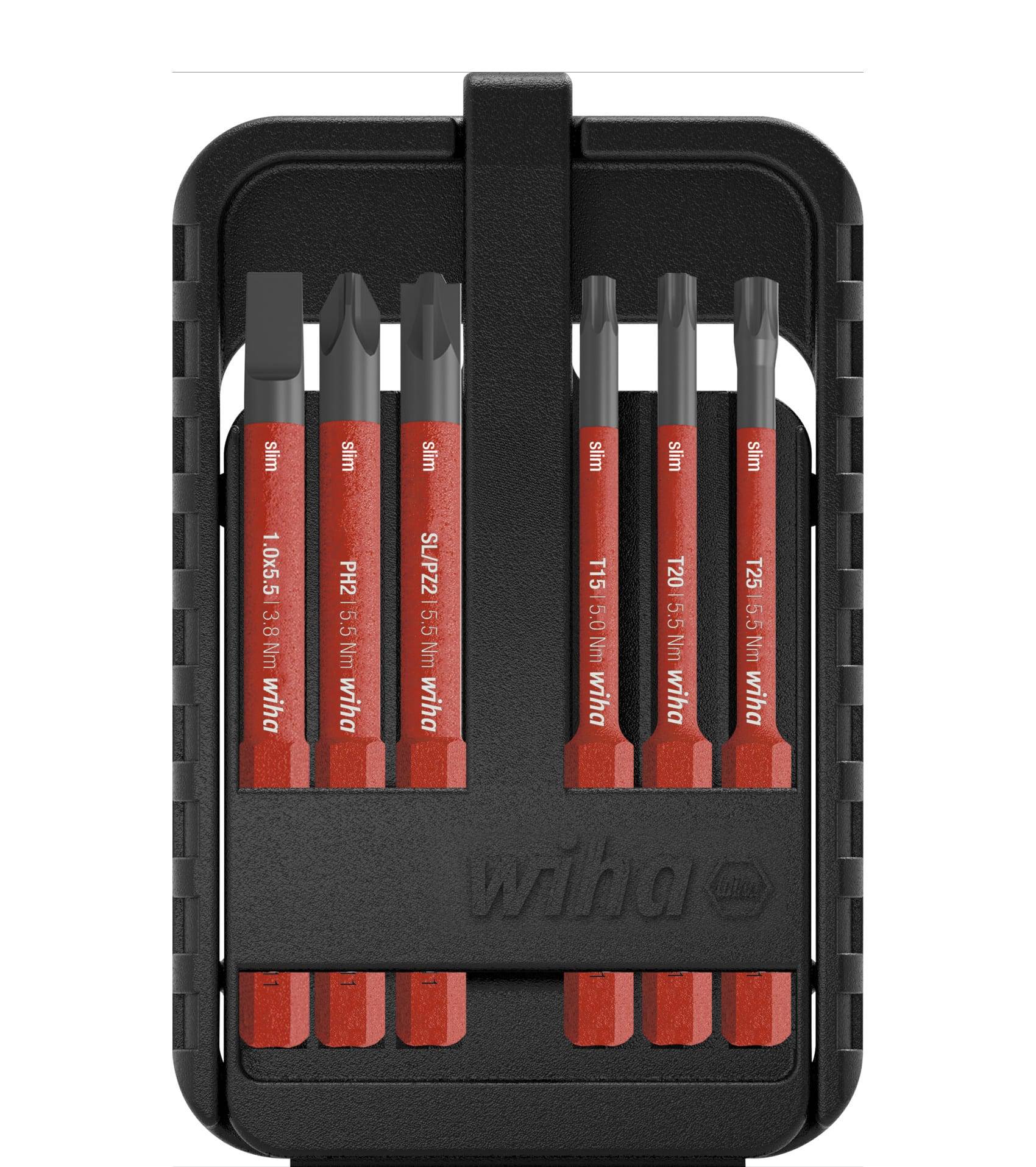 WIHA SB2831B906 Bit Set slimBit electric gemischt 7-tlg. inkl. slimBit-Box-0