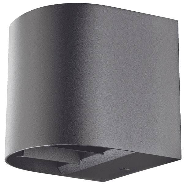 SG 641732 Artes Round Wandl. sw alu 360lm 3000K Ra>80 Phasenabschnittsdimmung-0