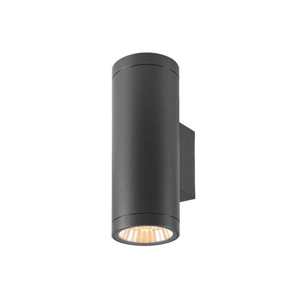 SLV Helia Pro L Wandleuchte Aluminium Anthrazit 15W 1800lm - 827 Extra Warmweiß | Außenbeleuchtun