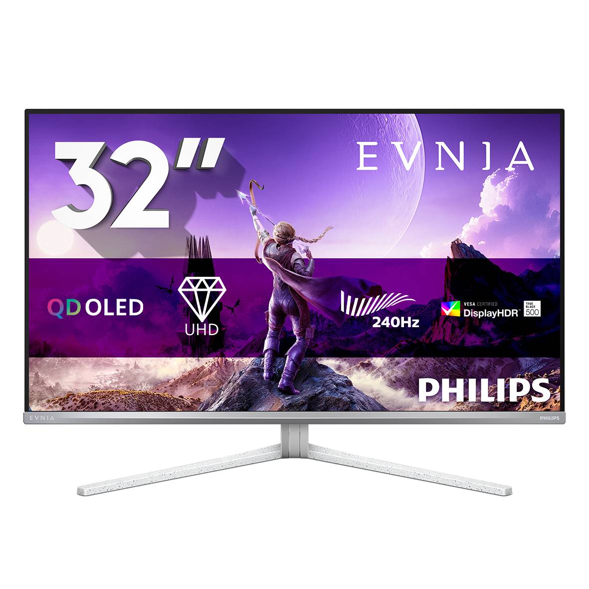 Philips Evnia 8000 32M2N8900P OLED-Monitor Gaming USB 81,3 cm 32" 31.5" sichtbar 3840 x 2160 4K UHD 2160p @ 240 Hz-0
