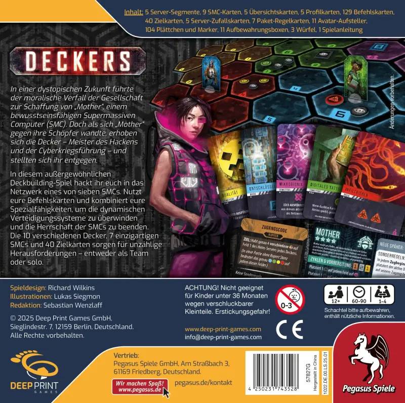 Pegasus Spiele Pegasus Deckers, Brettspiel, 12 Jahr(e), 90 min-2