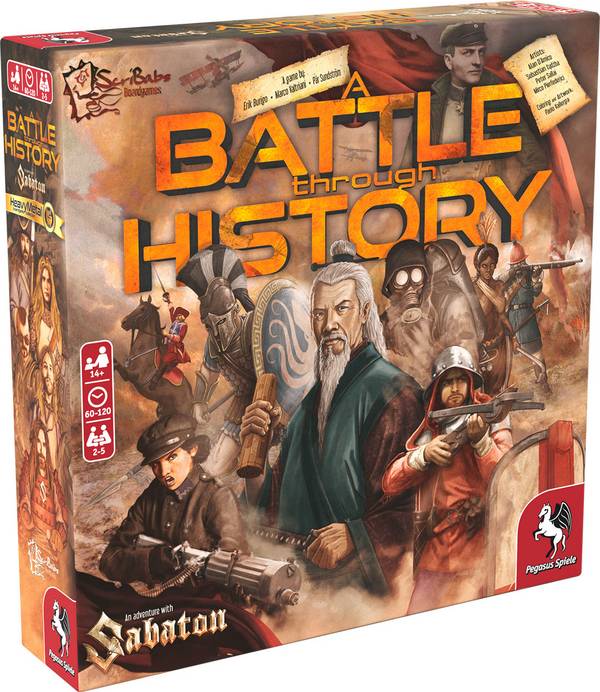 Pegasus Spiele Pegasus A Battle through History, Brettspiel, Strategie, 14 Jahr(e), 60 min