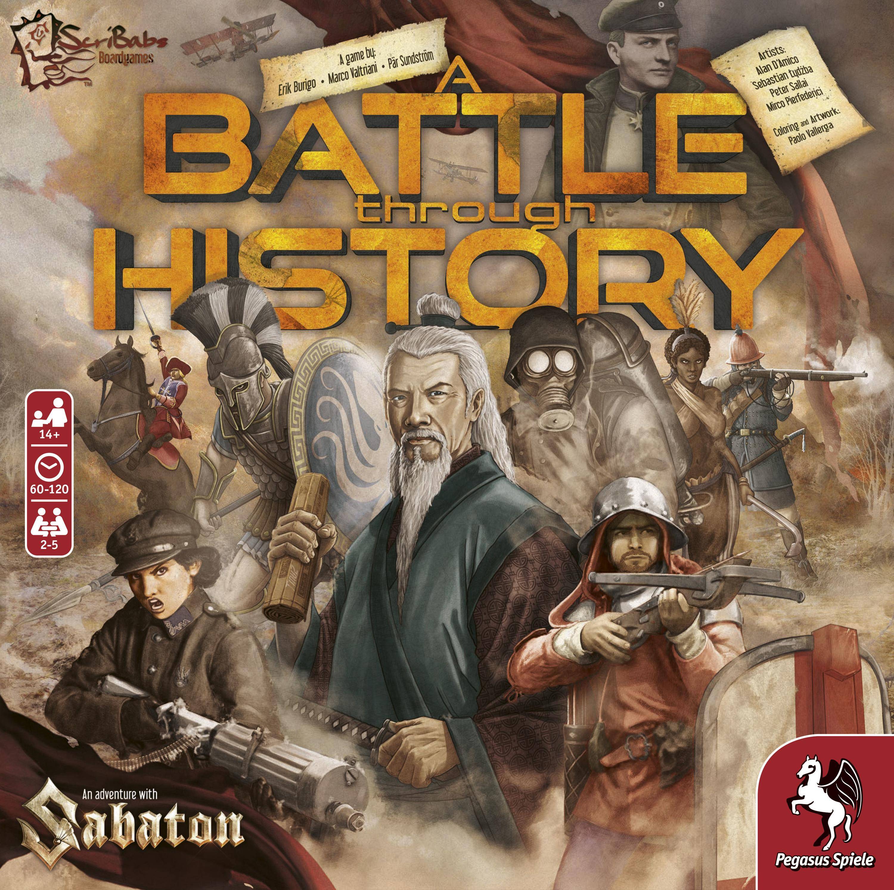 Pegasus Spiele Pegasus A Battle through History, Brettspiel, Strategie, 14 Jahr(e), 60 min-1