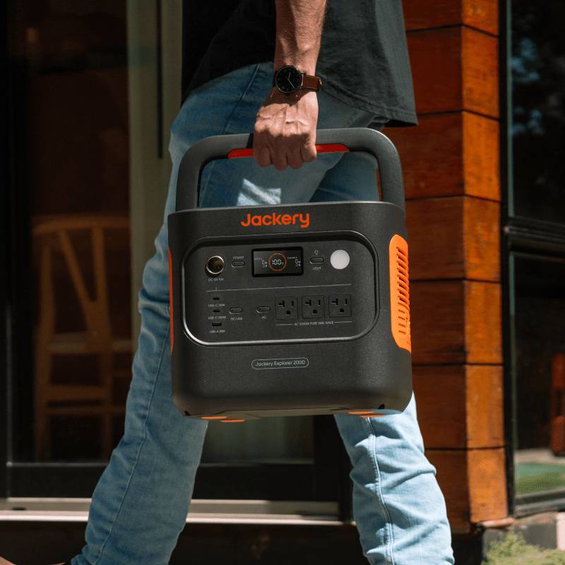 Jackery Explorer 2000 v2, AC, Solar, 2042 Wh, 2200 W, DC 12, AC 230, USB A 5, 230 V, 1,75 h-2