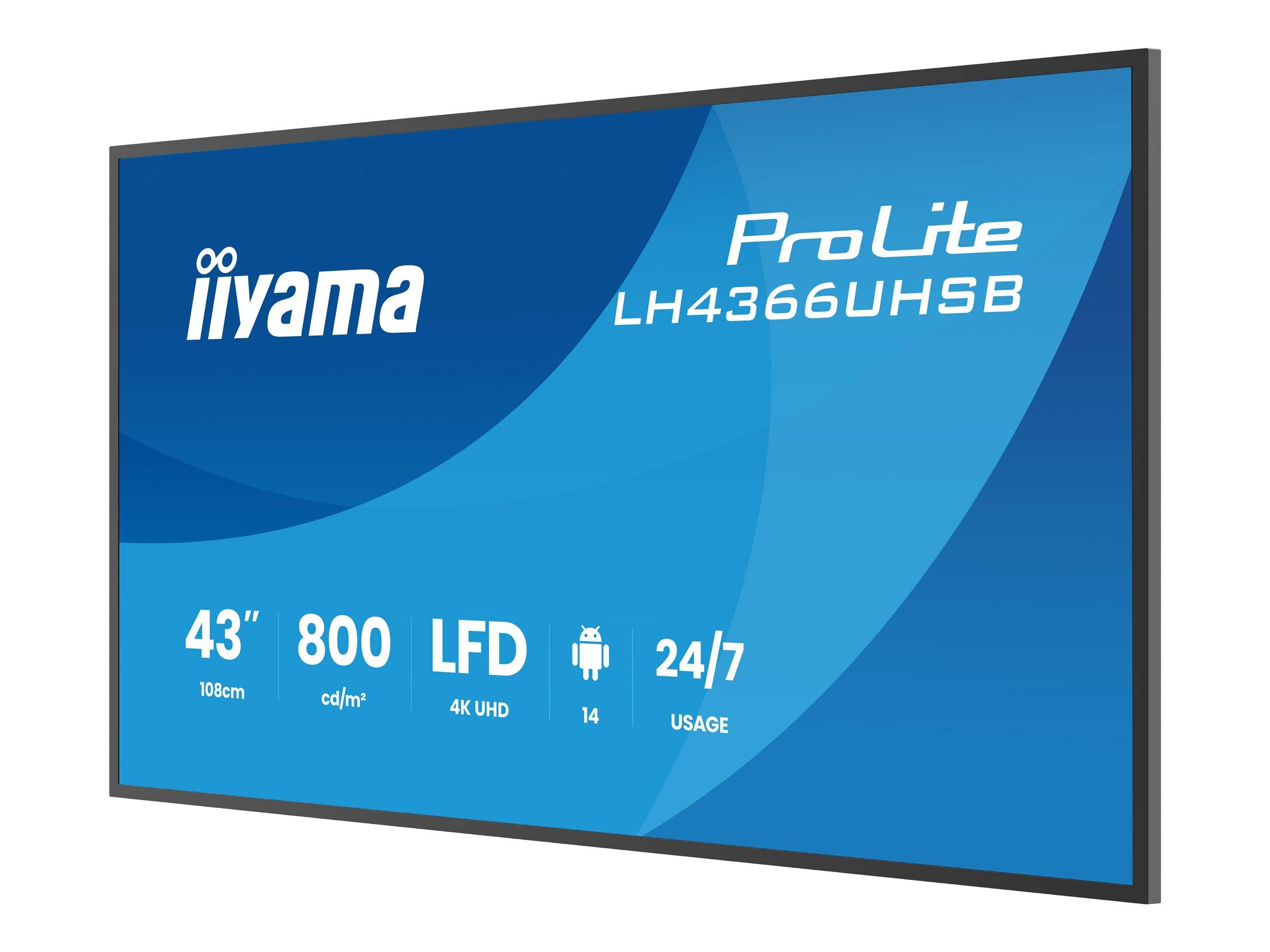Iiyama ProLite LH4366UHSB-B1AG - 108 cm (42.5")-2