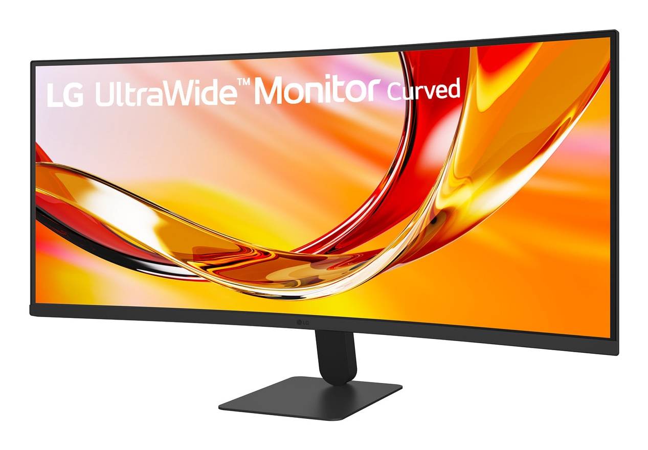 LG UltraWide 34U601B-B LED-Monitor gebogen 86,42 cm 34" 3440 x 1440 WQHD @ 120 Hz VA 250 cd/m² 3000:1 HDR10 5 ms-2