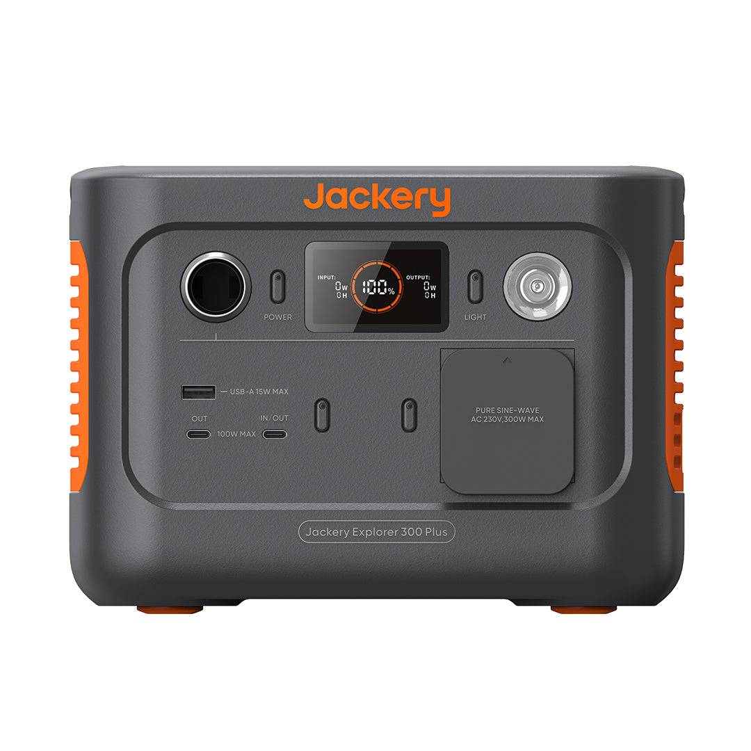 Jackery JE-300B, AC, Zigarettenanzünder, Solar, 288 Wh, Power Delivery, 300 W, Reiner Sinus, 600 W-2