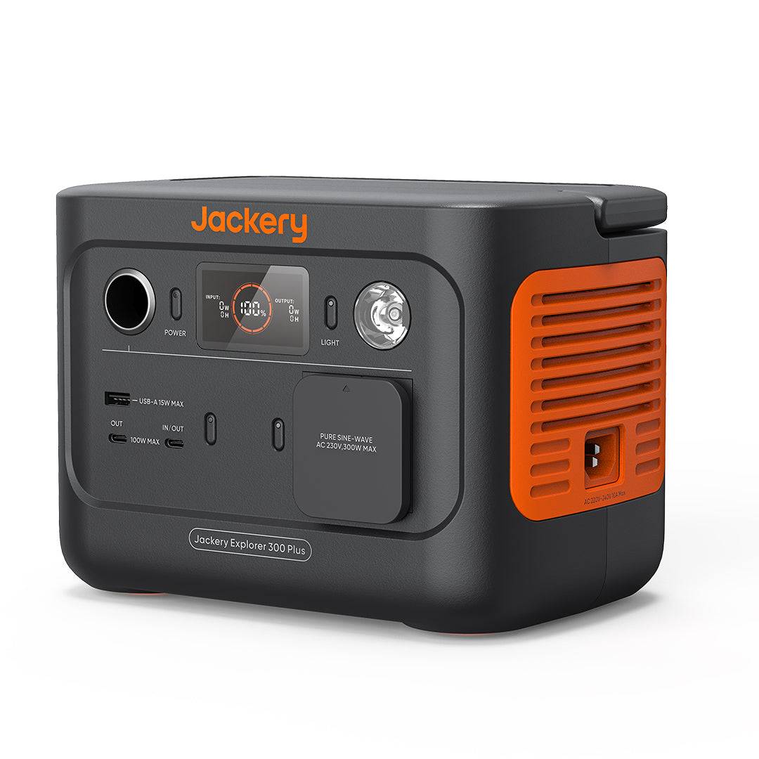 Jackery JE-300B, AC, Zigarettenanzünder, Solar, 288 Wh, Power Delivery, 300 W, Reiner Sinus, 600 W-3