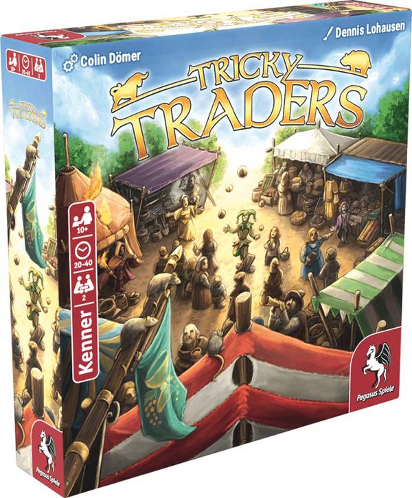 Pegasus Spiele Pegasus Tricky Traders, Brettspiel, 10 Jahr(e), 20 min, 40 min