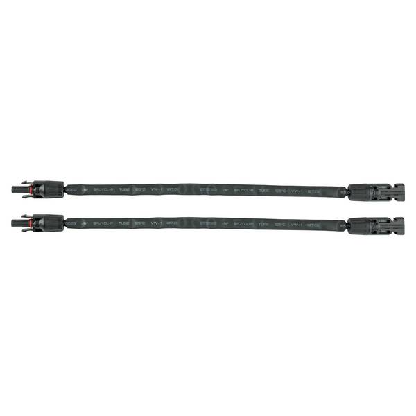 kabelmeister Solar-Fensterdurchführung MC4 schwarz 30cm