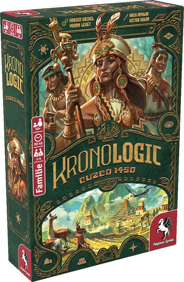 Pegasus Spiele Pegasus Kronologic – Cuzco 1450, Brettspiel, Familie, 10 Jahr(e), 30 min, 45 min, Familienspiel