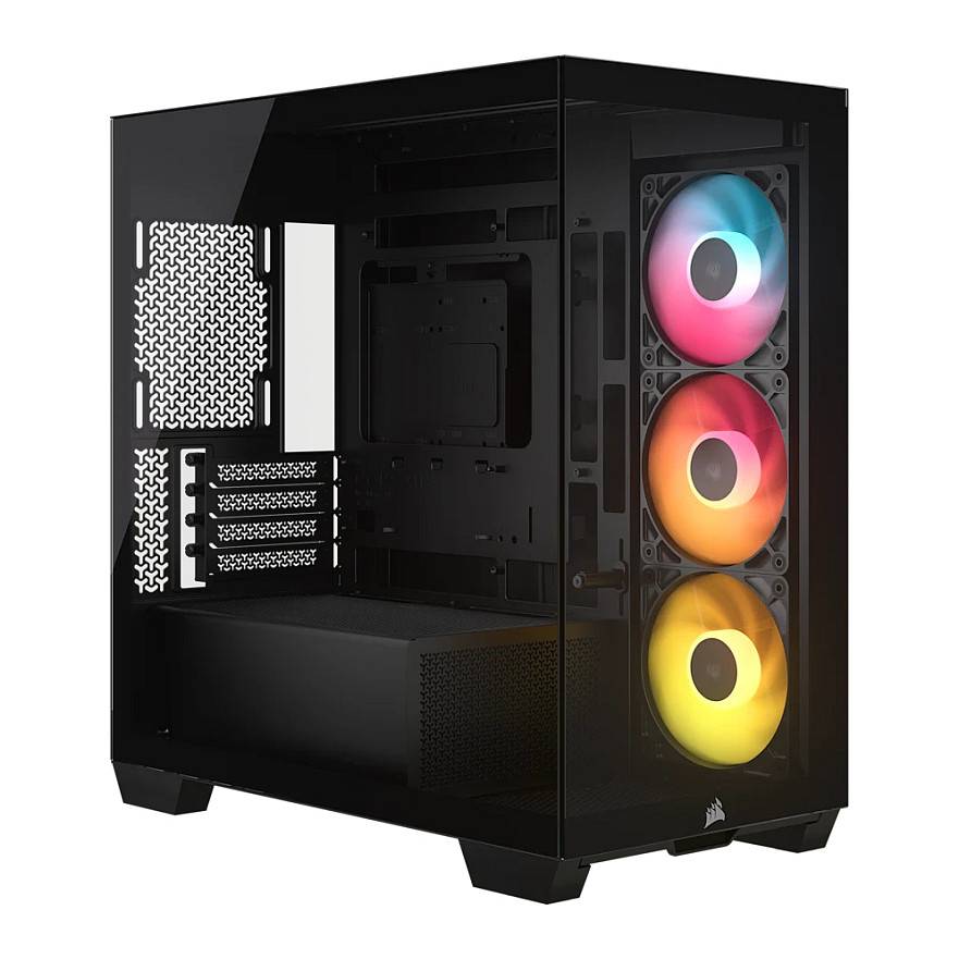 Corsair 2800X RS-R ARGB Micro-ATX Gehäuse Schwarz - Midi/Minitower - ATX - Midi/Minitower - ATX-0