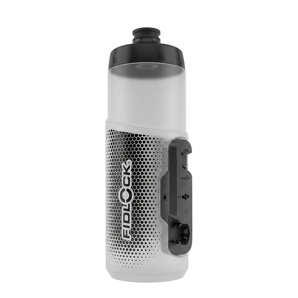 FIDLOCK - Twist Bottle 600+ Bike Base clear black-0