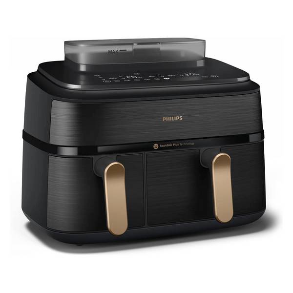 NA552/00 5000 Series Dual Steam Airfryer, 9 L, Black Home & Living Haushaltskleingeräte