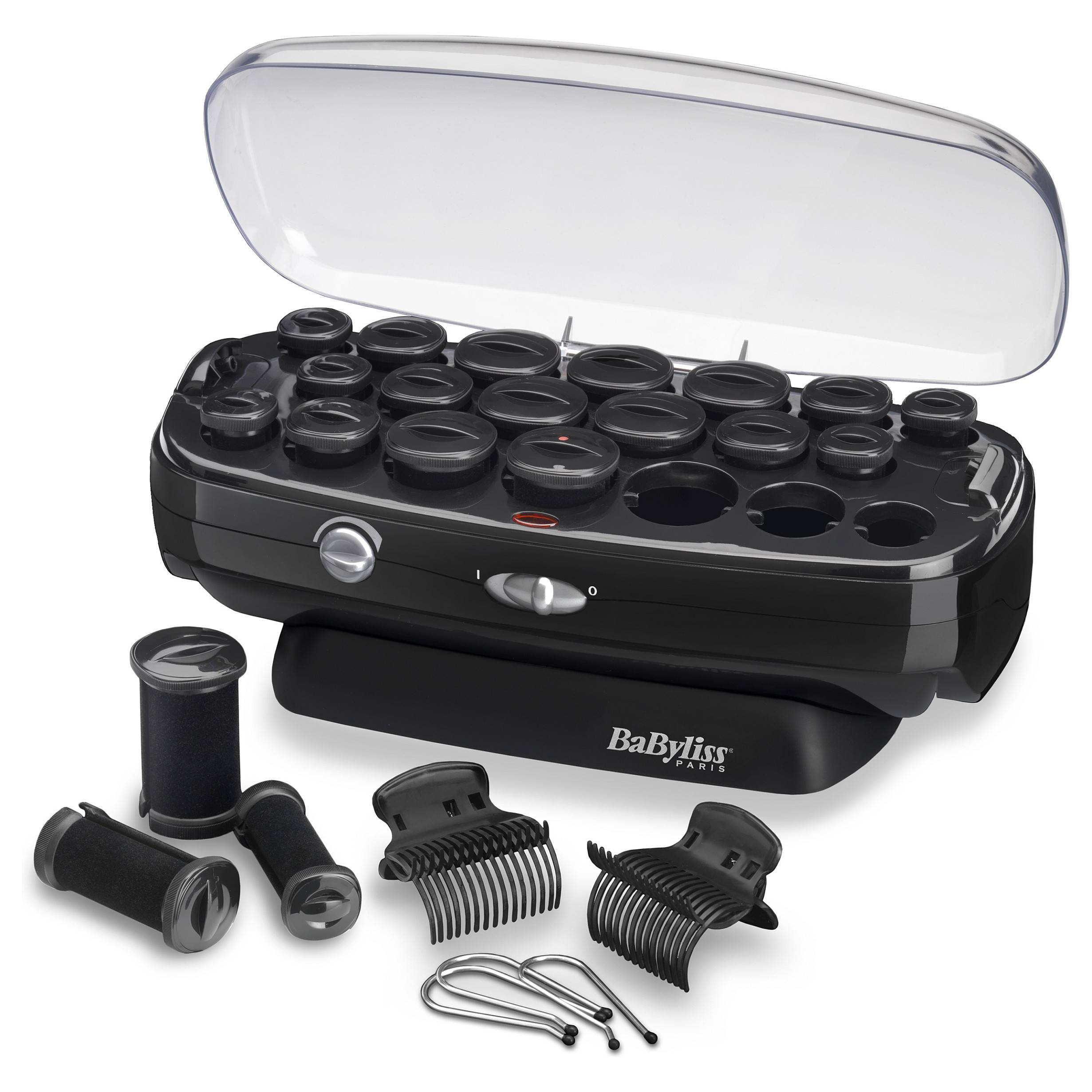 BaByliss Thermo Ceramic Rollers, Haar-Styling-Set, 90 °C, 140 °C, 360 s, Schwarz, Edelstahl, China-0