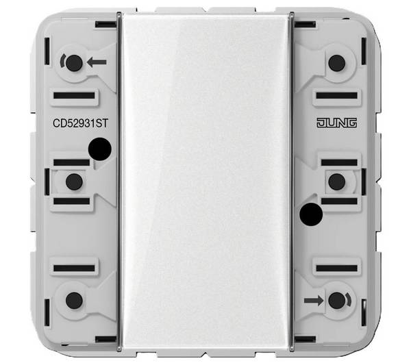 JG CD 52931 ST KNX Tastsensor-Modul Universal, 3fach, F50, Serie CD