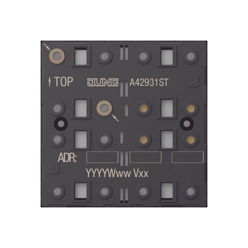 JG A 4293 1ST KNX Tastsensor-Modul Universal, 3fach, F40, Secure, Serie AS/A-0