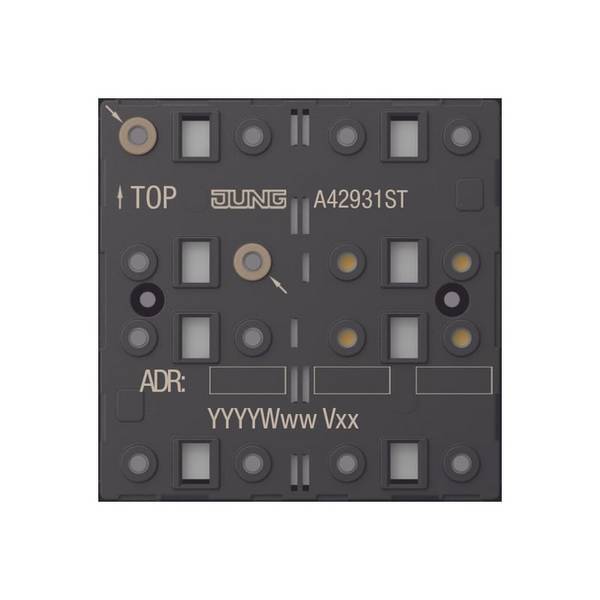 JG A 4293 1ST KNX Tastsensor-Modul Universal, 3fach, F40, Secure, Serie AS/A