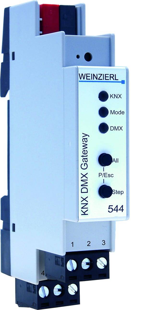 WEIN KNX DMX Gateway 544 Gateway zw.KNX u.DMX Master/Slave/64 Kanäle 1TE(18mm)