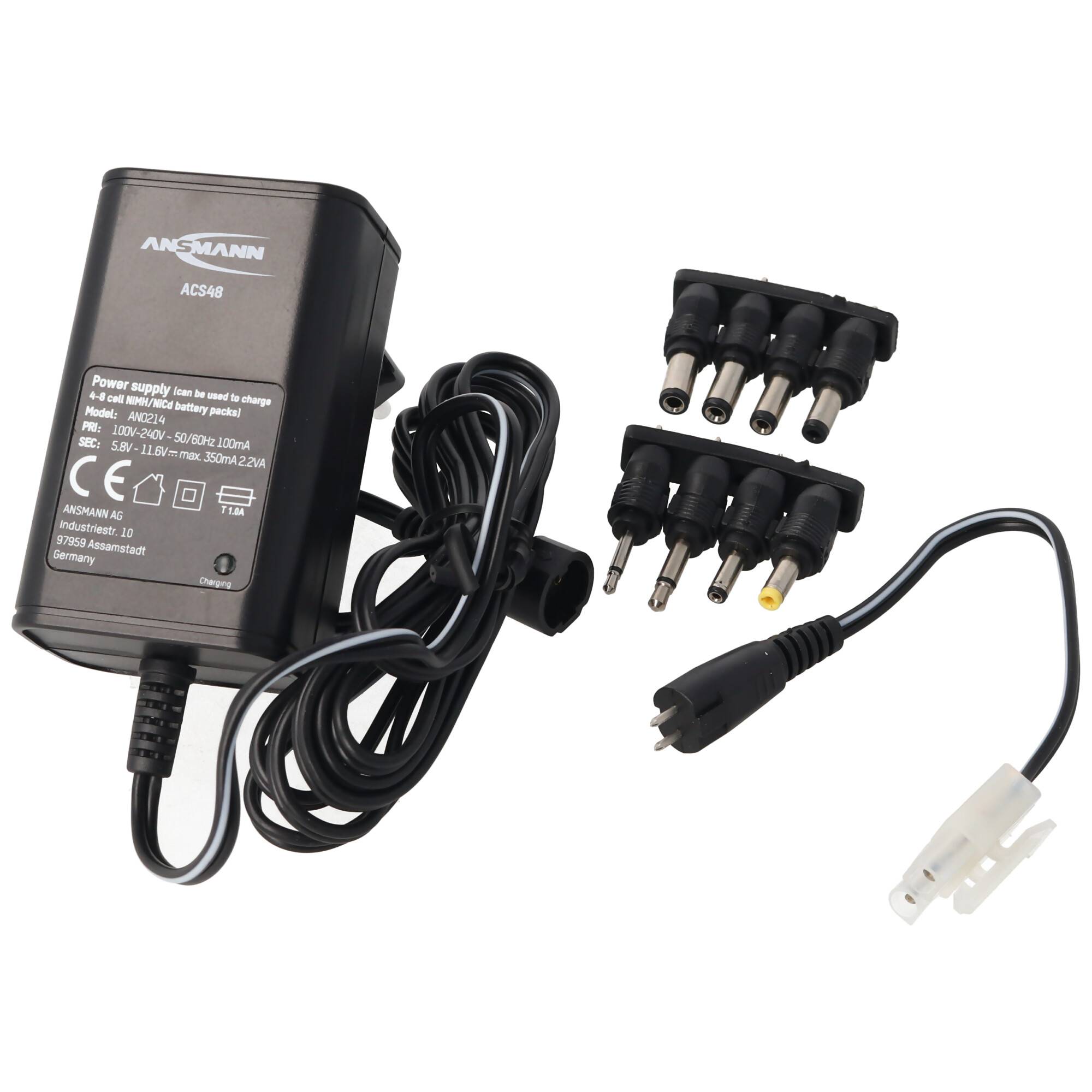 Ansmann Ladegerät ACS48 1001-0024 für 4,8 - 9,6 Volt Akkupacks-2