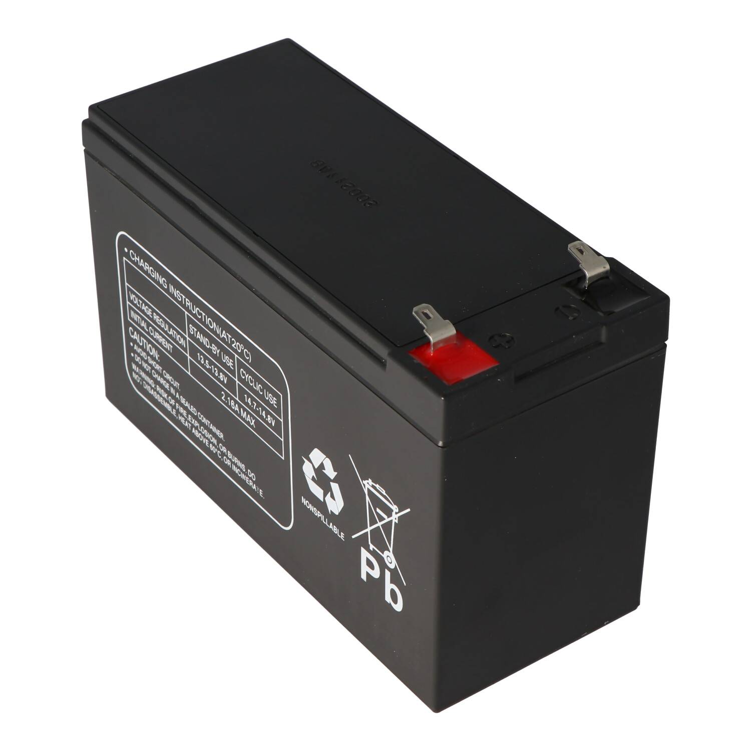 Akku passend für Alarmanlage Abus Terxon SX AZ4000 7.2-12 PB 12 Volt 7,2Ah VDS Zulassung-4