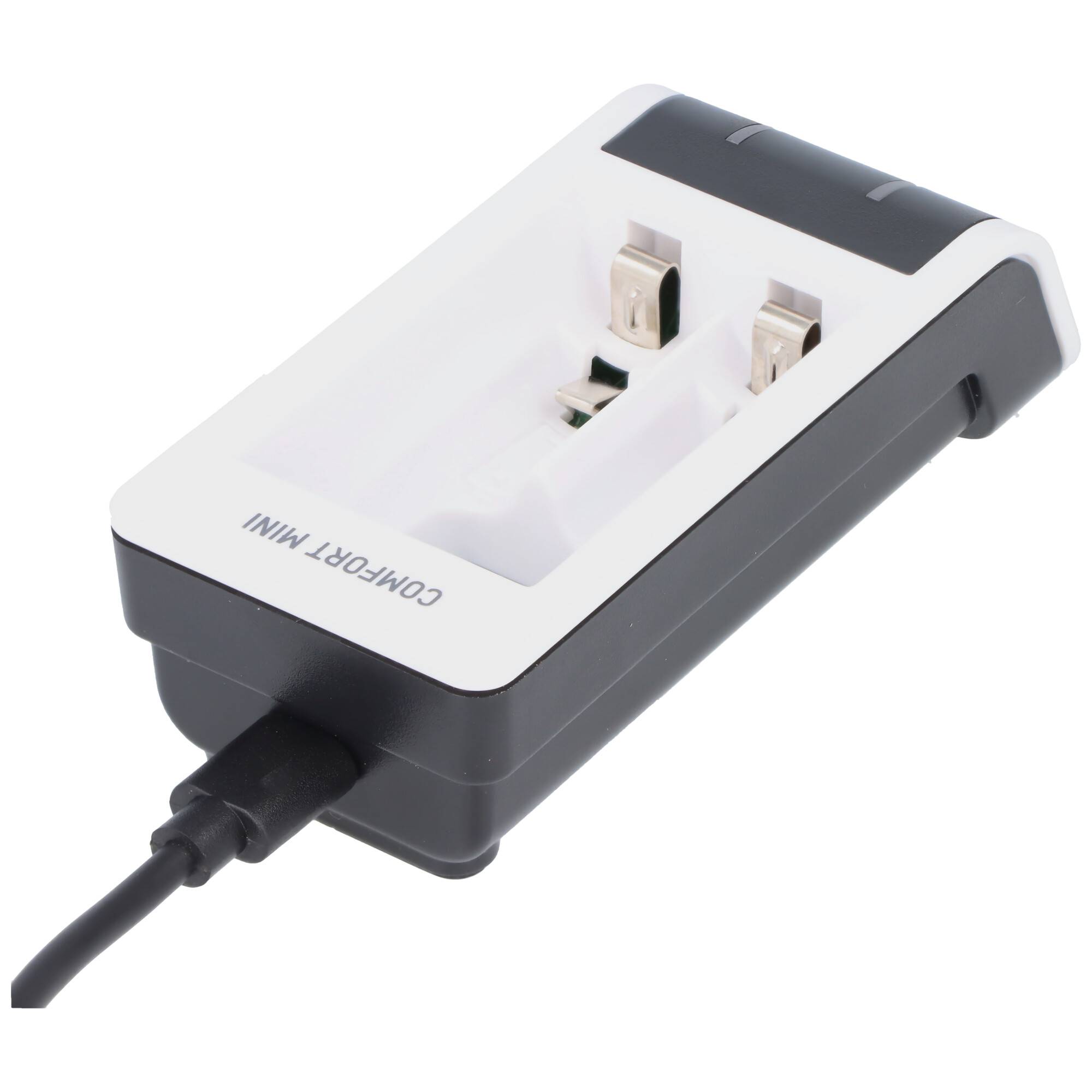 Ansmann Schnell-Ladegerät Comfort Mini für 1-2 NiMH Micro AAA, Mignon AA Akkus, USB Eingang-2