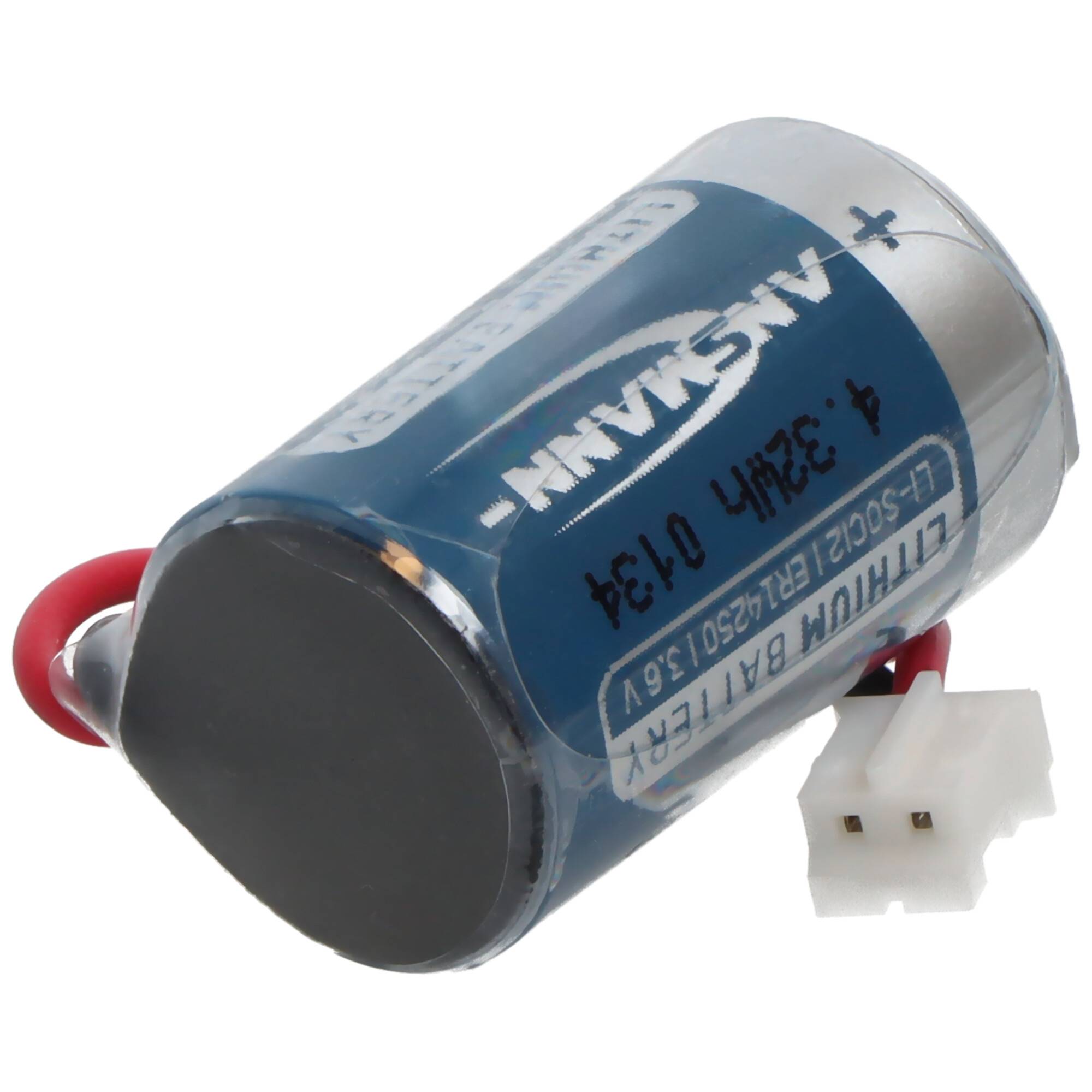 Ansmann Lithium-Thionyl-Chlorid (LiSOCl2) 3.6V Batterie ER14250H / 1/2AA-2