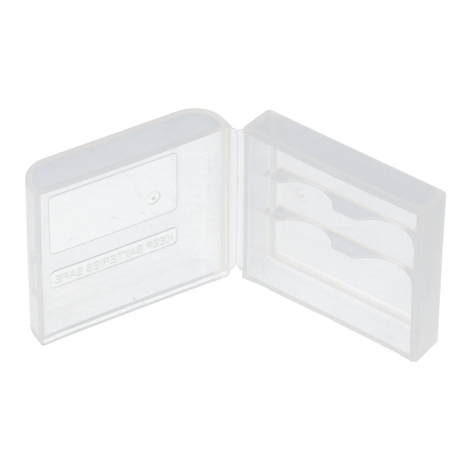 Soshine Plastikbox für 2x 16340/RCR123 transparent-1