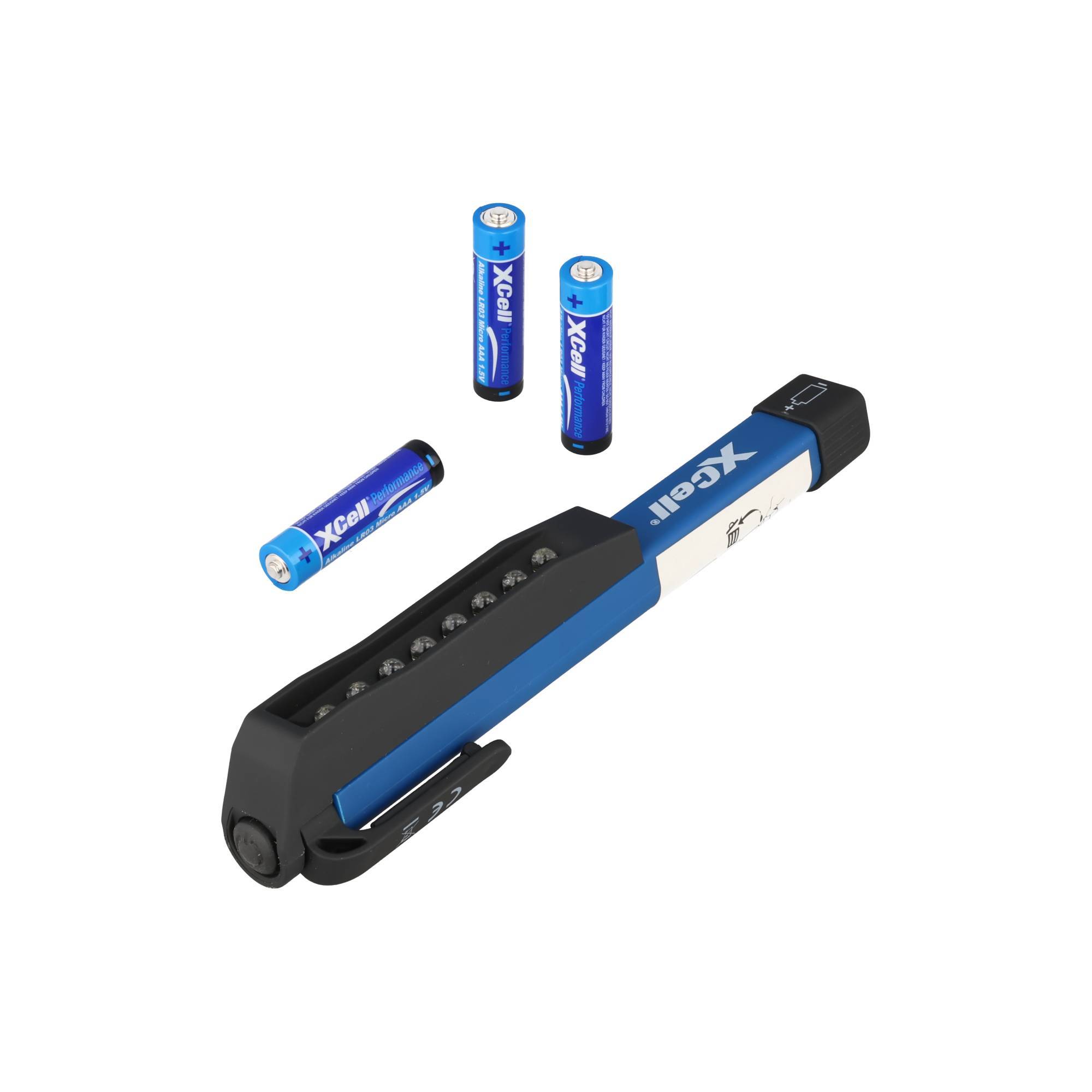 XCell Penlight Basic 8 LED – Stiftleuchte mit 160 Lumen, ideal für die Werkstatt-2