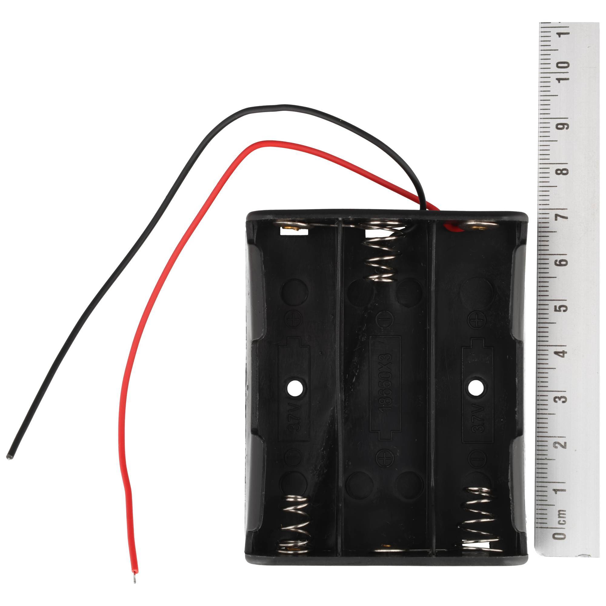 Batteriehalter für 3x 18650 Zellen mit Anschluss (3S1P)-4