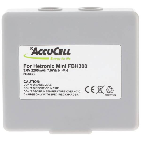 Akku passend für Hetronic NM13HA Akku 68300990, 68300600, 68300950, FBH300, RHE3620KG 3,6 Volt 2000-2200mAh