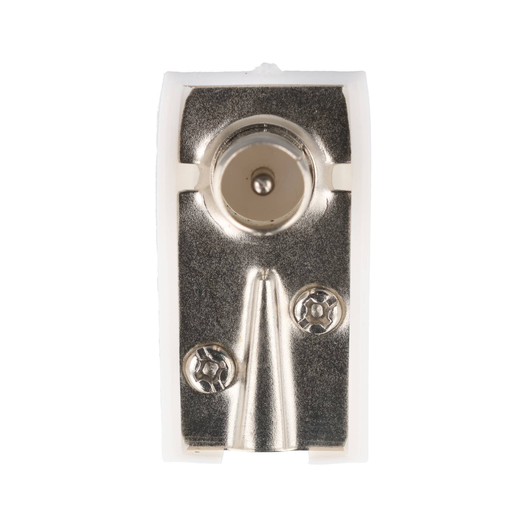Goobay Koax-Winkelstecker mit Schraubbefestigung Kunststoff-1