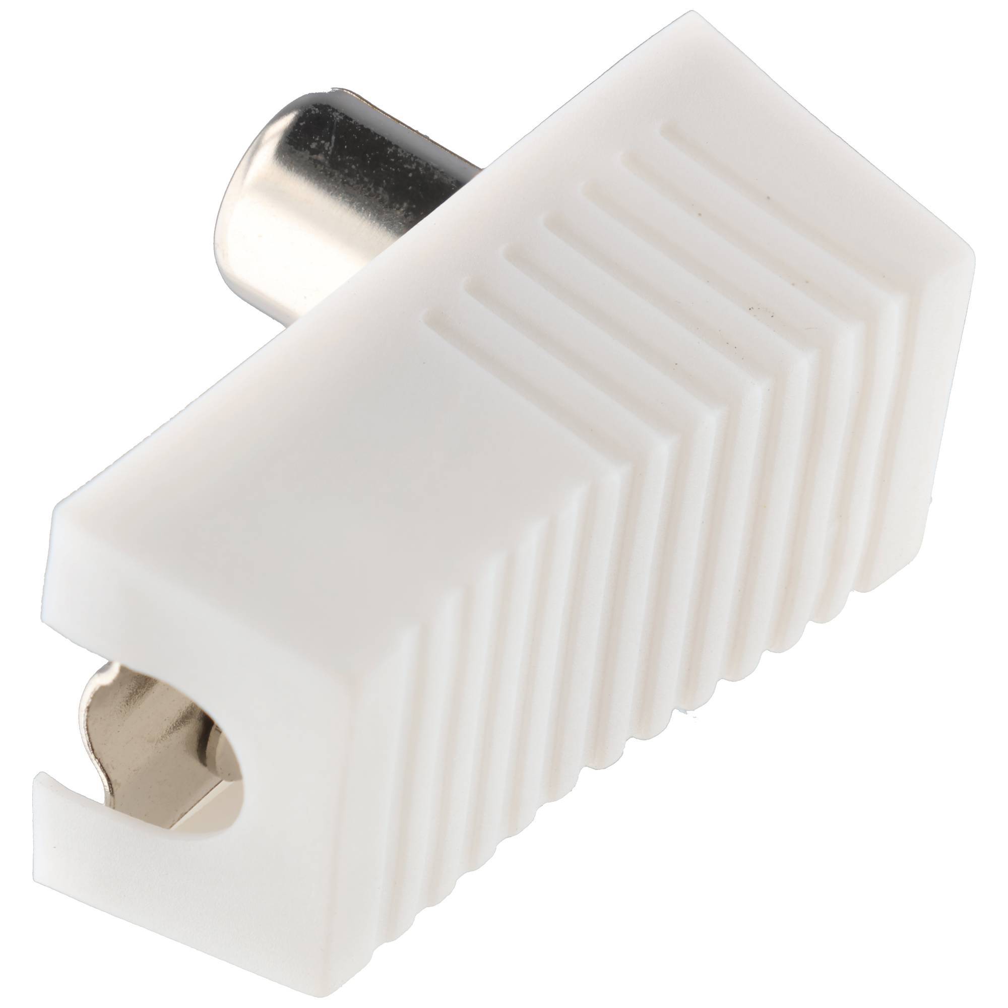 Goobay Koax-Winkelstecker mit Schraubbefestigung Kunststoff-2
