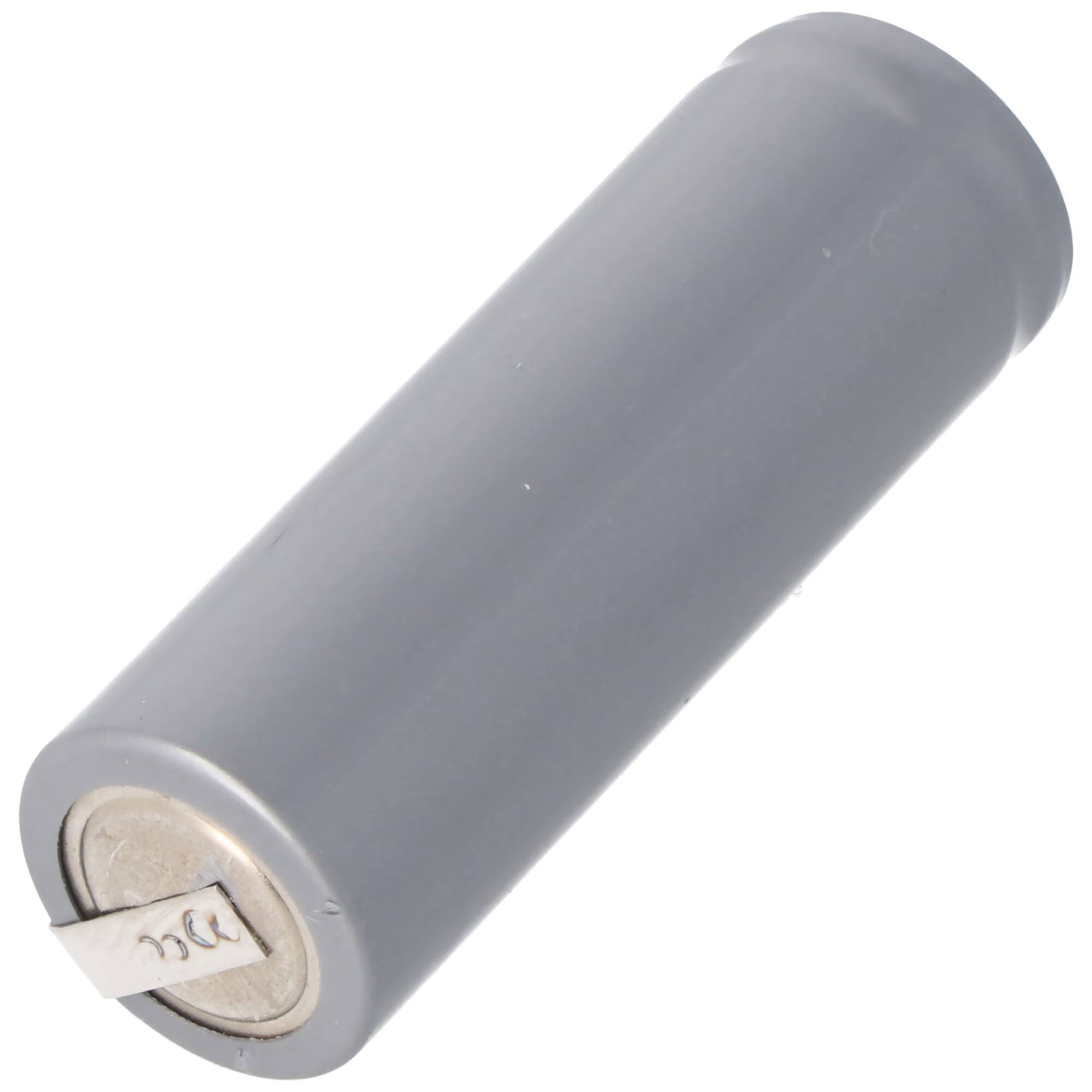 HHR-120 Akku passend für Rasierer, Rasierapperate 1,2 Volt 1200mAh mit Lötfahne U-Form-3