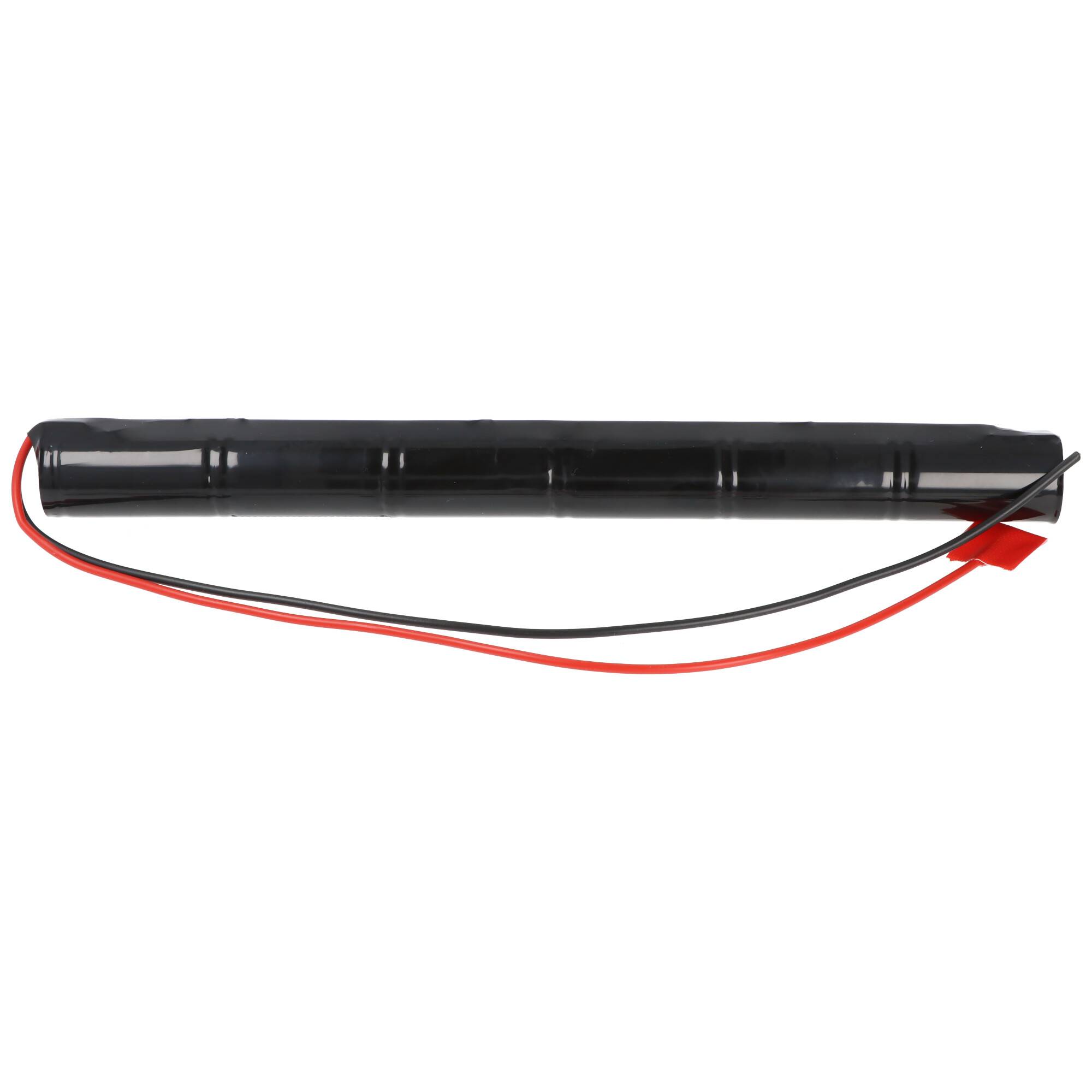 Akku für Notbeleuchtung NiCd Akku 7.2V 1600mAh Not- und Sicherheitsbeleuchtung Sub C-Size-2