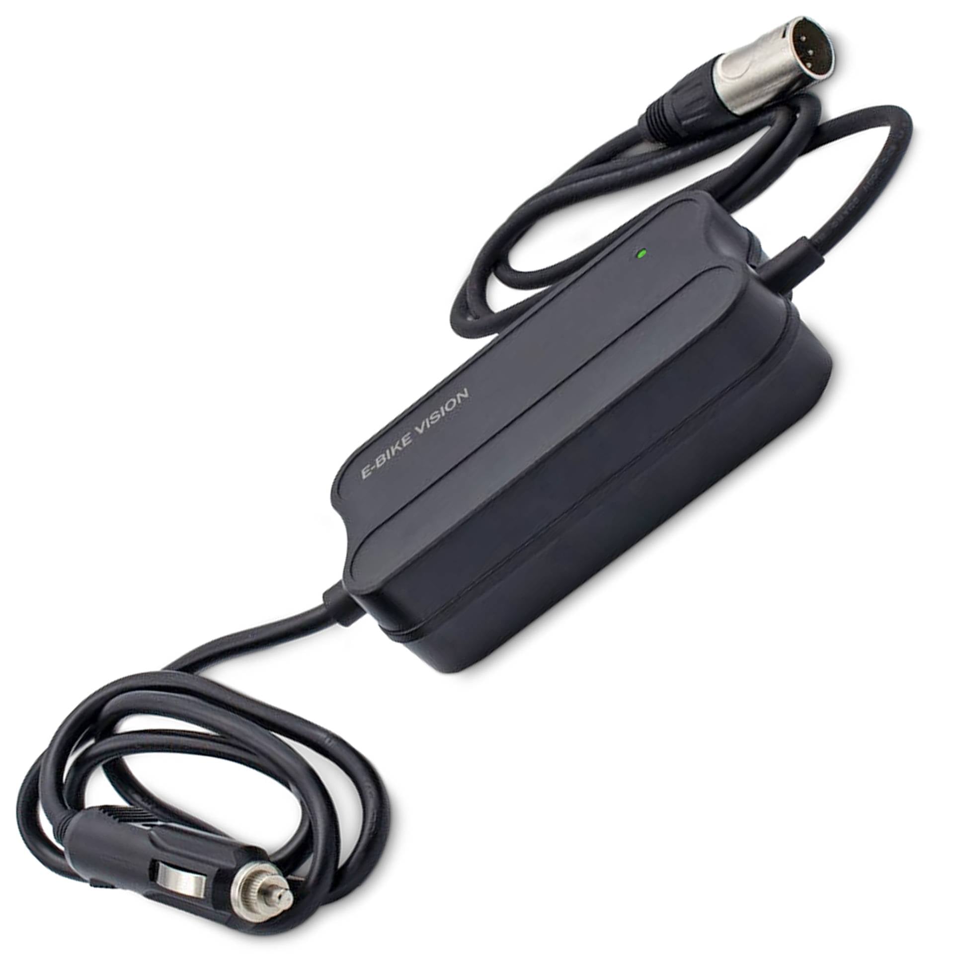 12V KFZ-Ladegerät nur für e-bike-Vision Akkus für Yamaha PW-X und PW series, SE, TE Akku 36V, Ladeschluss-Spannung 42V-4