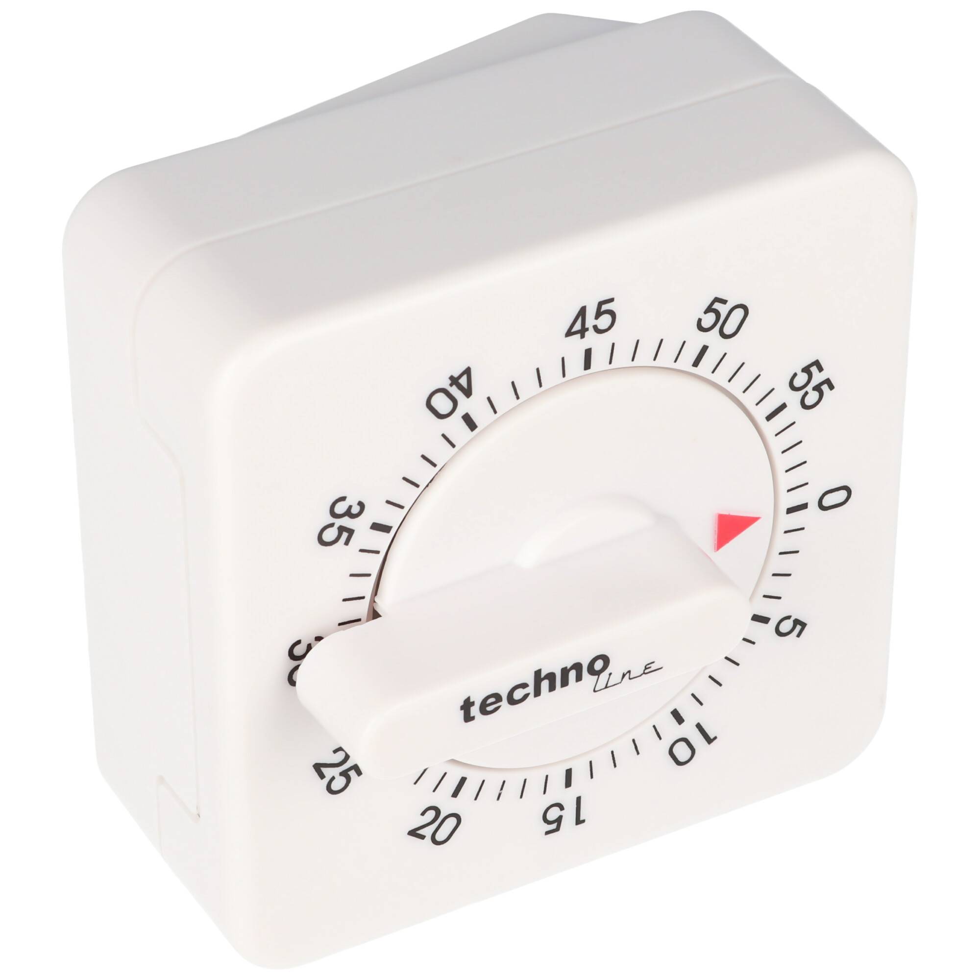 Kurzzeitwecker Analog weiß im klassischen Design-1