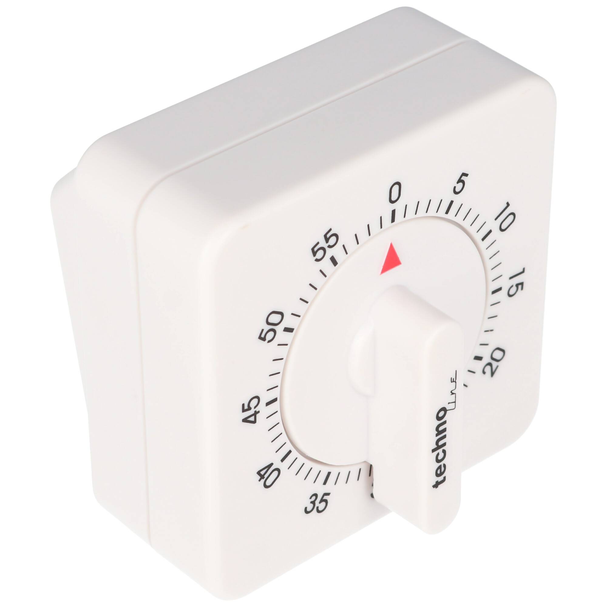 Kurzzeitwecker Analog weiß im klassischen Design-2