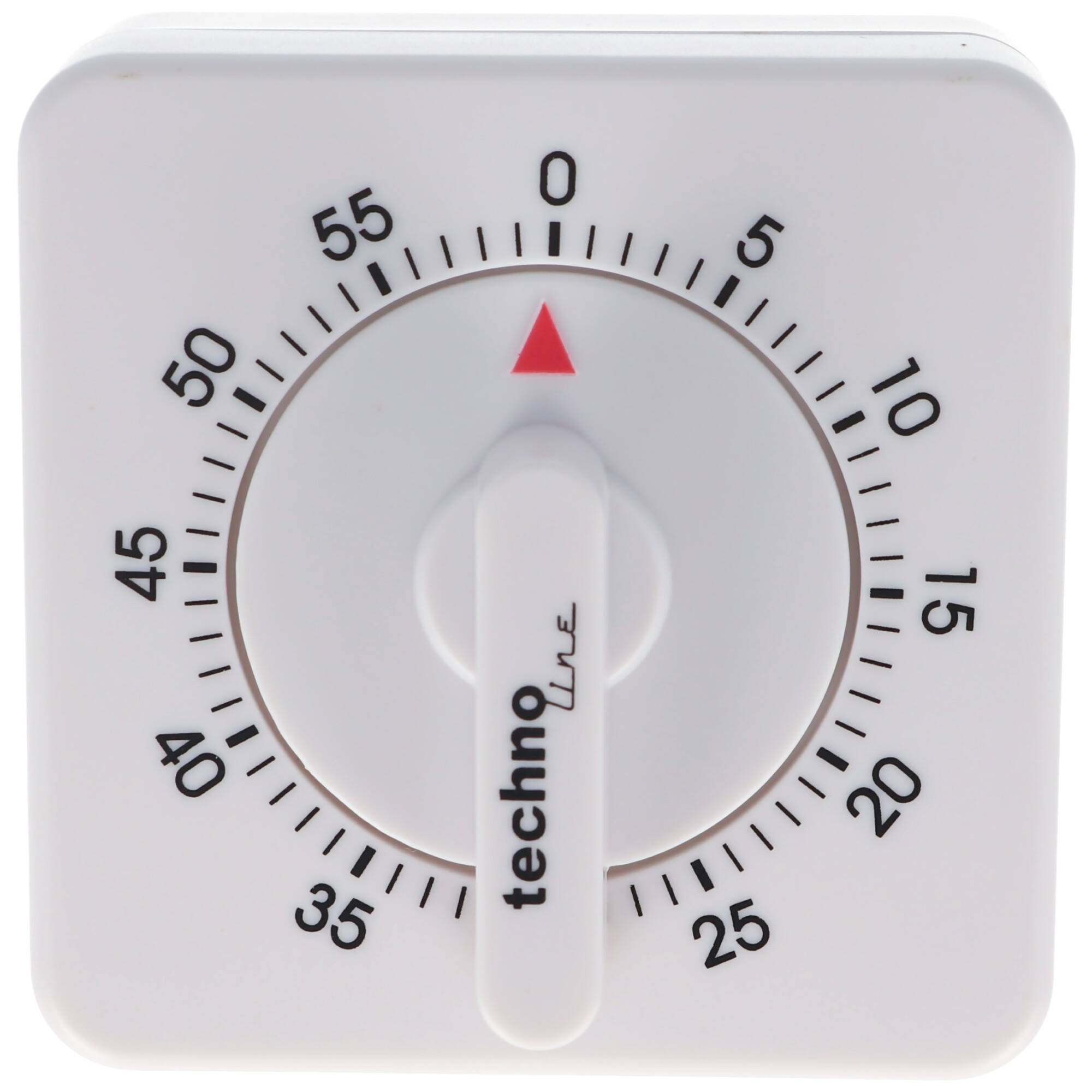 Kurzzeitwecker Analog weiß im klassischen Design-3