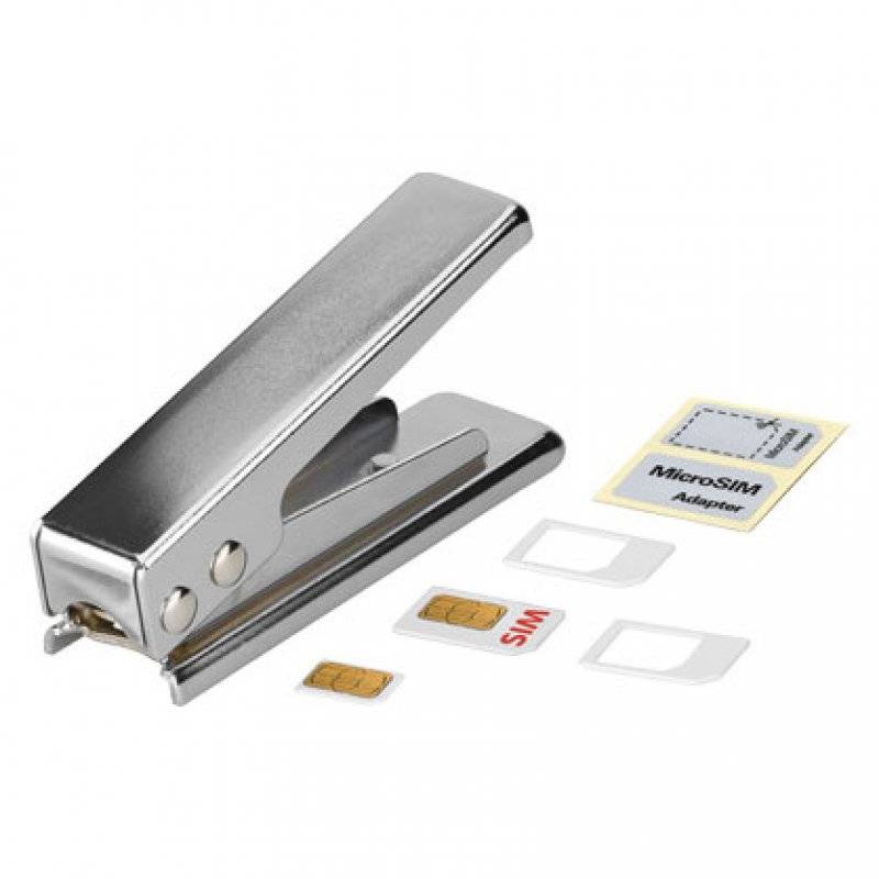 Stanzer für SIM-Karten auf Micro-SIM inkl. Adapter-0