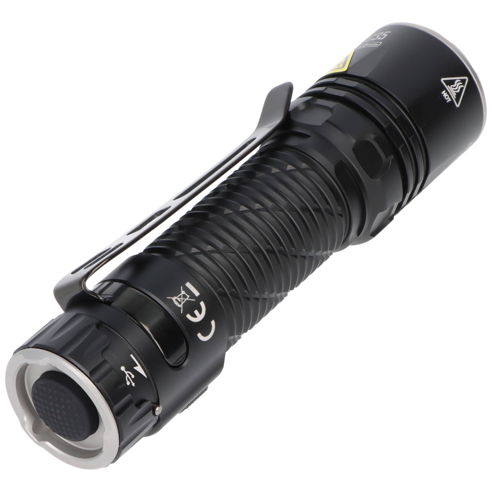 Nitecore EDC35 LED-Taschenlampe mit bis zu 5000 Lumen, NiteLab UHi 40 MAX LED, Lumin Shield Funktion, 21700 Li-Ion Akku-1