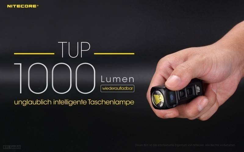 NiteCore TUP NC-TUP-GRAU LED Taschenlampe akkubetrieben 1000 lm 54 g-2